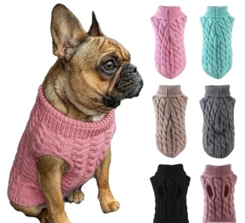 Sweter wełniany dla psa lub kota WEAVE beż Sweter wełniany dla psa lub kota WEAVE beż